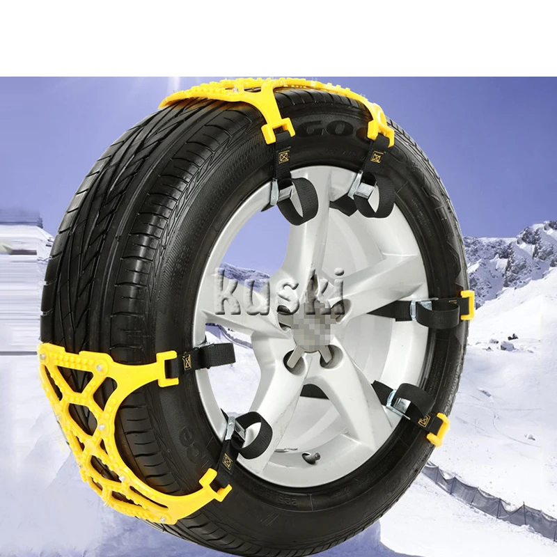 6X стиле с зимним принтом машинками на шина противоскольжения цепи для Peugeot 307 206 308