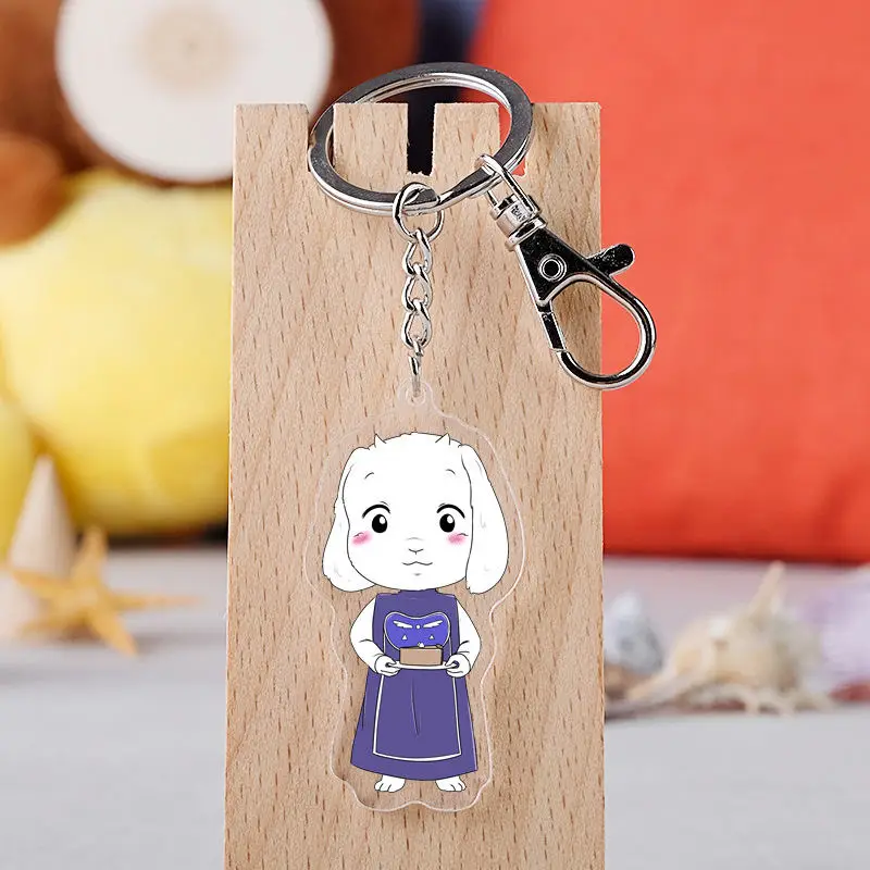 6 Игра Undertale мультфильм фигура автомобильный брелок держатель лучший друг Выпускной подарок на Рождество - Цвет: 6