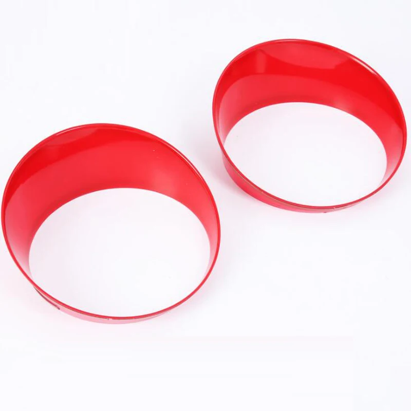 

For Jeep Wrangler 2018 2PCS ABS Chrome Car Front Fog Lamp Light Decoration Cover Trim Car Styling Accessories