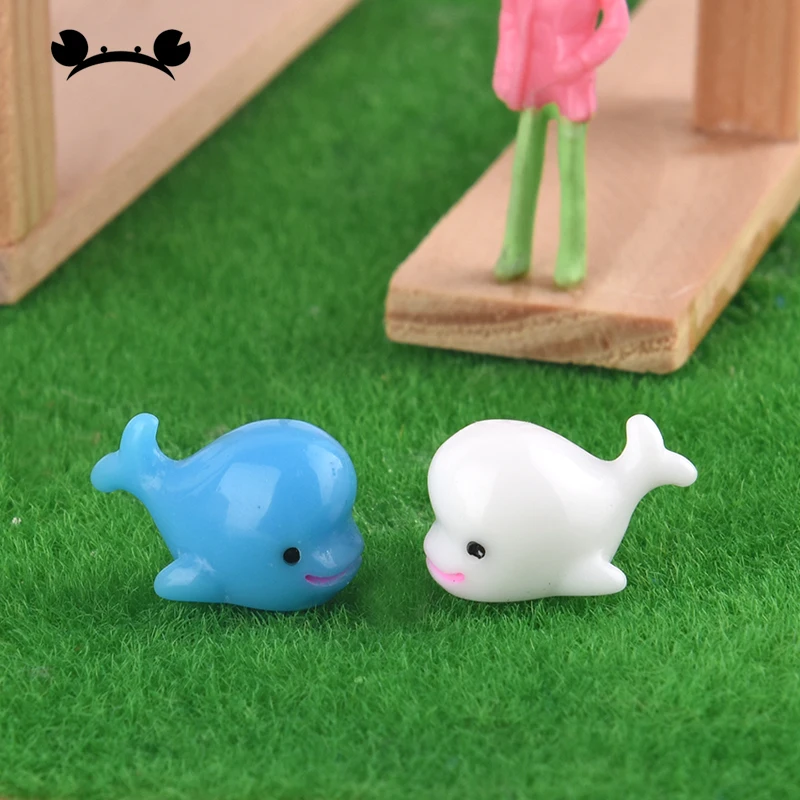 5pcs Resin Fake Goldfish Dolphin Lotus Flower Leaf Culture Pond Model Small Figurine Crafts DIY Desk Home Ornament | Игрушки и хобби