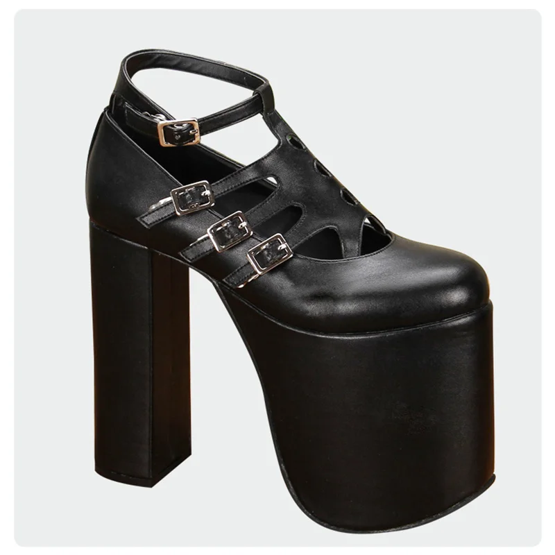 Туфли лодочки на высоком каблуке 15 см для косплея в готическом стиле|Женские