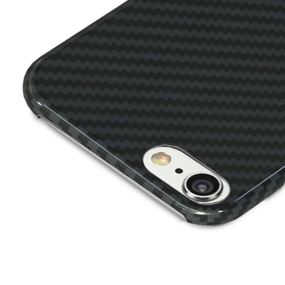 CORNMI Роскошный чехол для iPhone 8, чехол из настоящего углеродного волокна, 4,7 дюймов, чехол для телефона, ультра тонкая задняя крышка, корпус