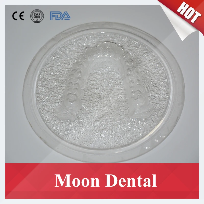 Круглый жесткий стоматологический пластиковый ортодонтический вакуумный