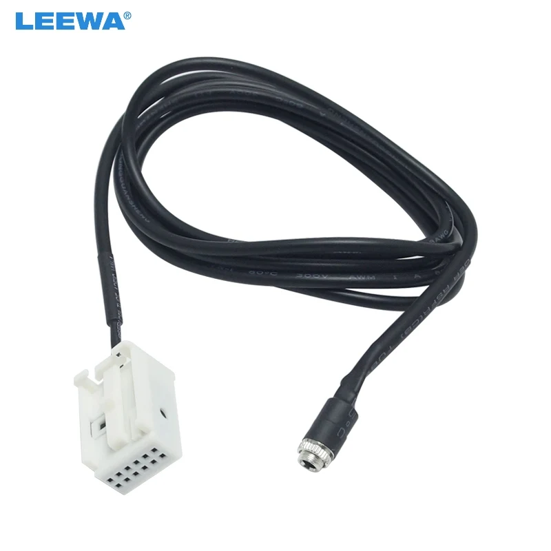 LEEWA 30 шт. автомобильный 12pin гнездовой интерфейсный провод AUX аудиокабель для Peugeot