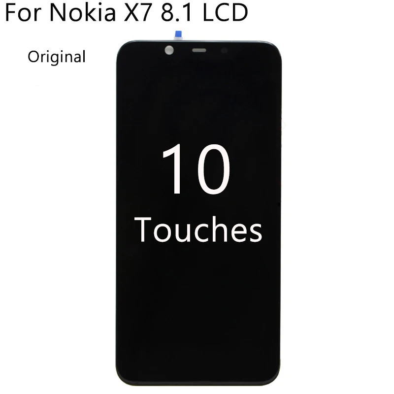 6 18 &quotдисплей для Nokia X7 8 1 TA-1131 TA-1119 TA-1121 TA-1128 lcd сенсорный экран дигитайзер сборка