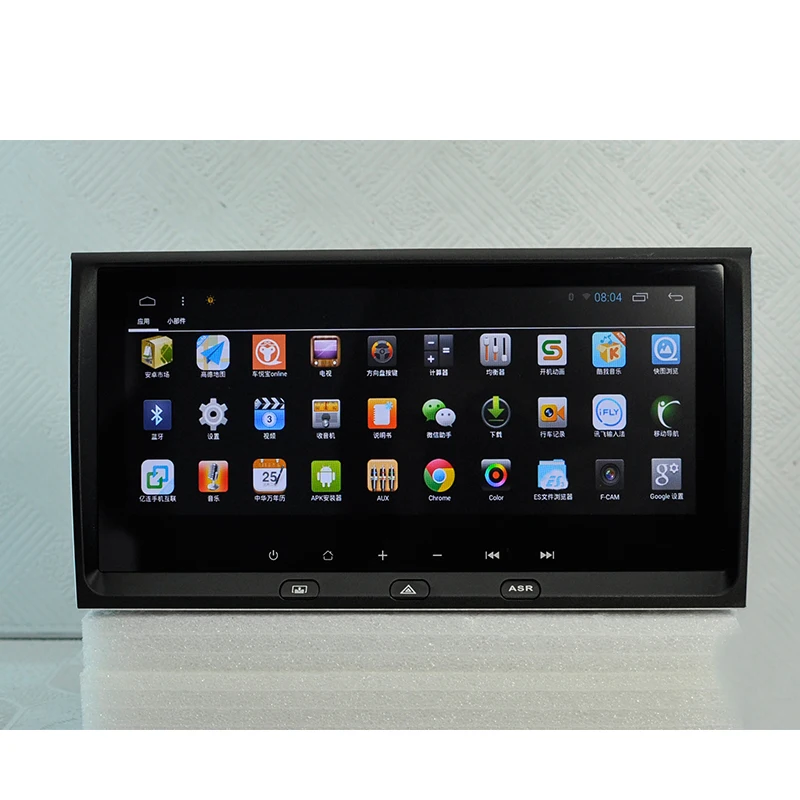 Aoluoya 8.8"IPS 2GB RAM Android 6.0 Car DVD Radio GPS Navigation For AUDI A6 2000-2006 Audio video multimedia mirror link WIFI |