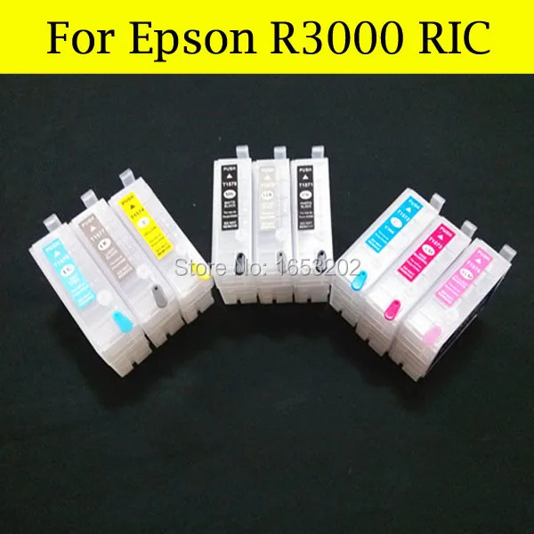 Лучший сменный чернильный картридж для EPSON T1571 T1579 Используйте R3000 (9 цветов) с