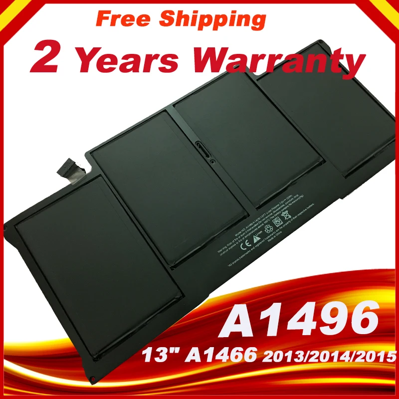 

A1496 A1405 Laptop Battery For Apple Macbook Air 13" A1466 (2012 2013 2014 2015 2016 2017 Year) laptop