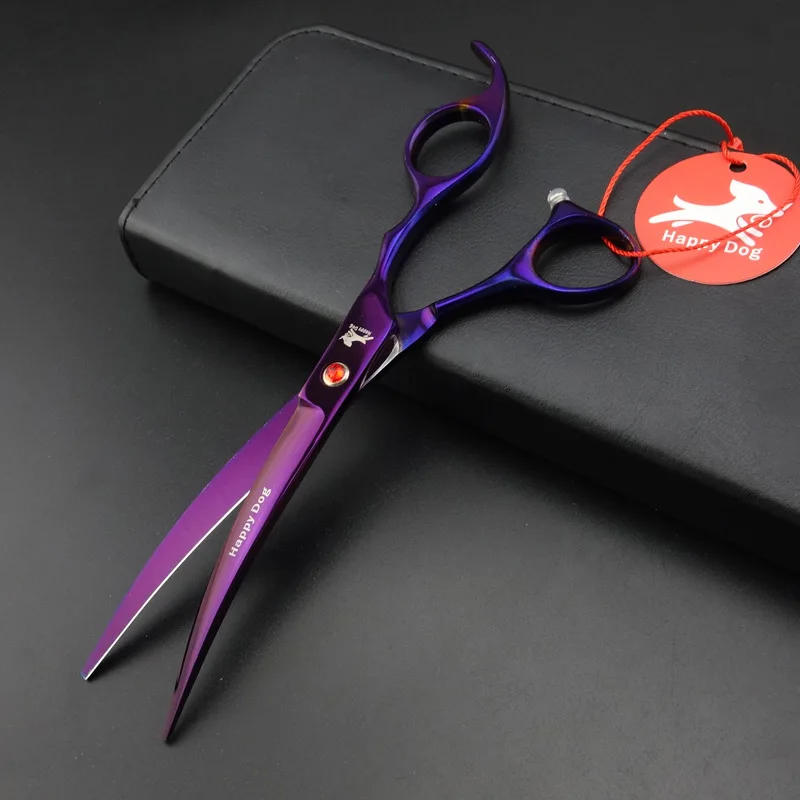 7-дюймовые профессиональные ножницы для груминга домашних животных прямые
