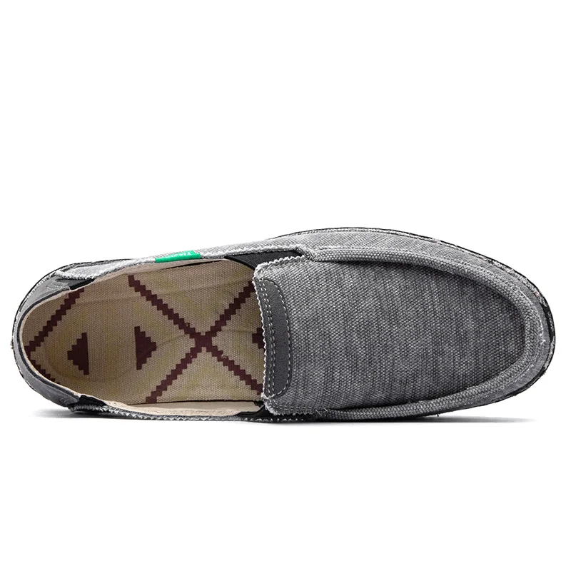 Big Size Spring/autumn Mens Shoes Casual Breathable Fashion Canvas Men Sneakers Slip on Loafers Boat | Обувь