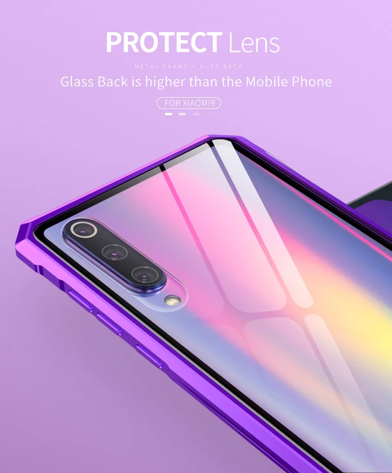 Чехол OMEVE для Xiaomi mi 9 Pro, металлический сплав, рамка, закаленное стекло, задняя крышка для Xiaomi mi 9 mi 9 Pro Xiao mi 9 Pro 5G, бампер, чехол