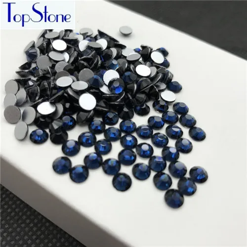 Topstone ss3-ss34 Стразы для дизайна ногтей с плоской задней стороной цвет «Монтана» 3D стекло кристалл клей на не горячей фиксации Стразы
