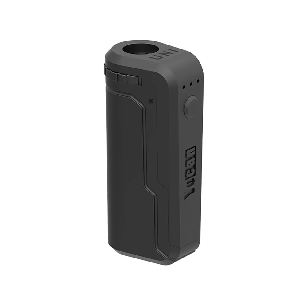 Черный Yocan UNI Box Mod встроенный аккумулятор 650 мАч с регулируемой высотой, соответствующие всем стилям атомайзеров 10s функция предварительного нагрева - Цвет: Черный