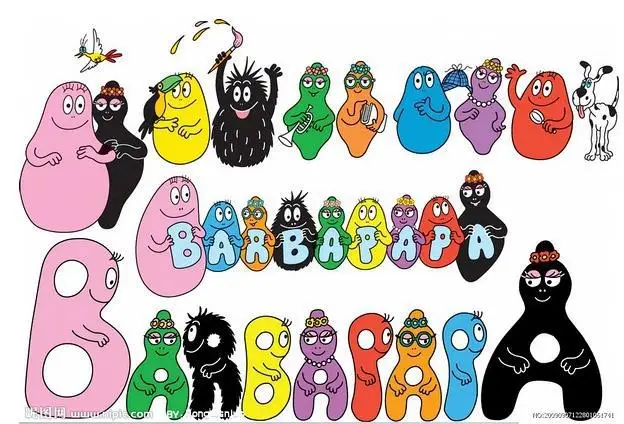 23 см мультфильм Barbapapa плюшевые игрушки мягкие куклы Детский подарок|Персонажи