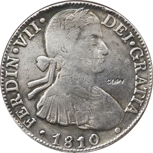 Копия Мехико монеты 1810