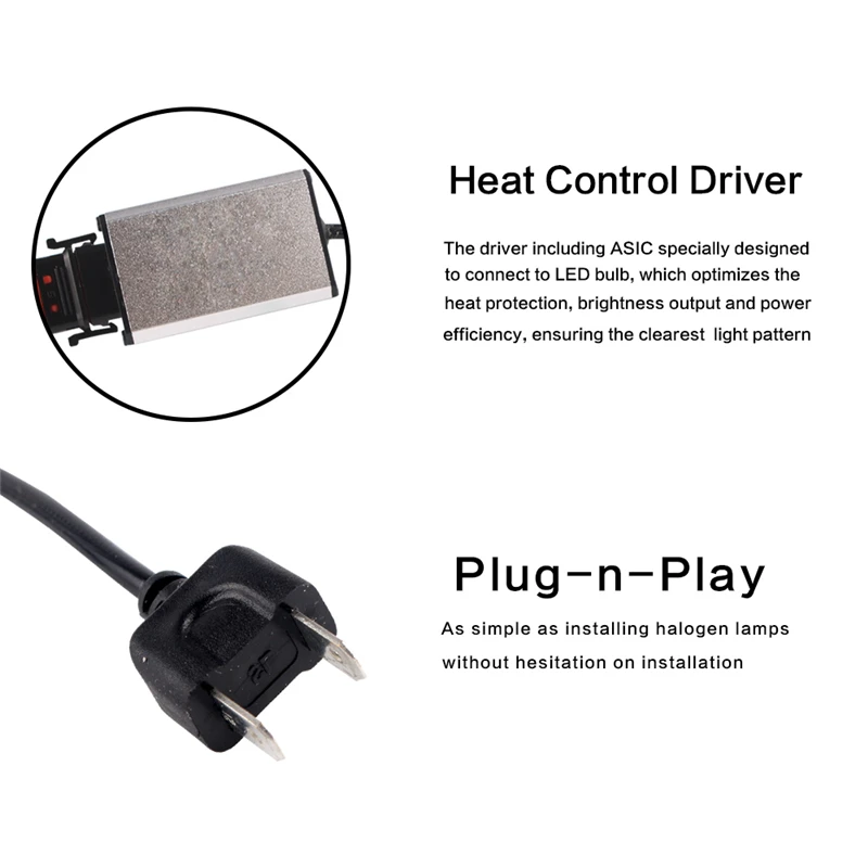 Nighteye H7 70 Вт 9000LM H4 HB2 9003 H1 с Cree светодиодный фар комплект Противотуманные огни