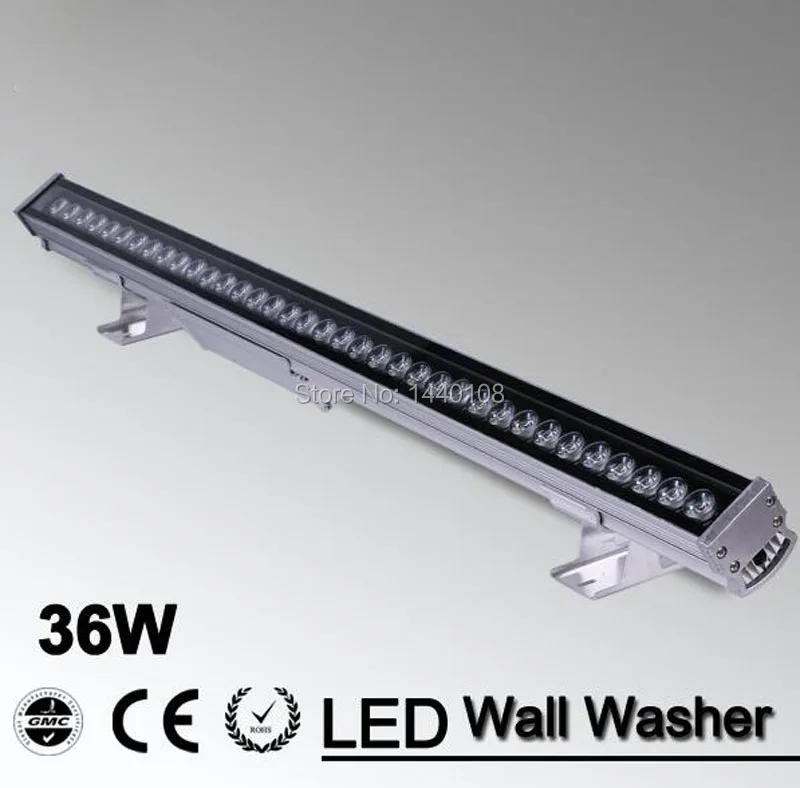 

36 Вт Светодиодный точечный светильник настенная шайба RGB 85-265 в DMX512 контроль цвета меняющая лампа наружный ландшафтный светильник ing прожект...