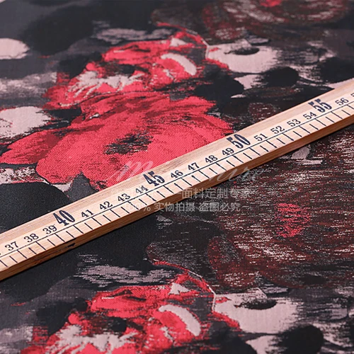 Бесплатная доставка! 2016 весенне осенняя жаккардовая ткань окрашенная костюм