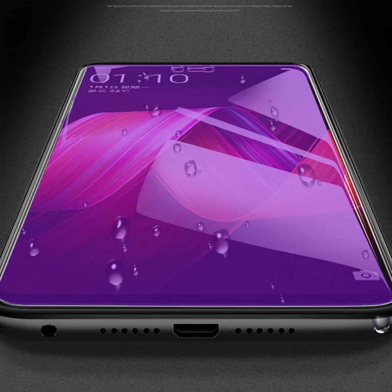 Полное покрытие анти-синее закаленное стекло для OPPO A39 A57 A59 A59S защита экрана A73 A77