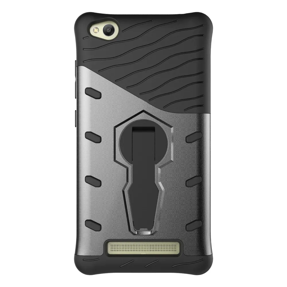 Case for Xiaomi Redmi 4X 4A Note4 Note5A Cover Shockproof Silicon PC Hard back Anti-knock Phone cover Kickstand Stand case |