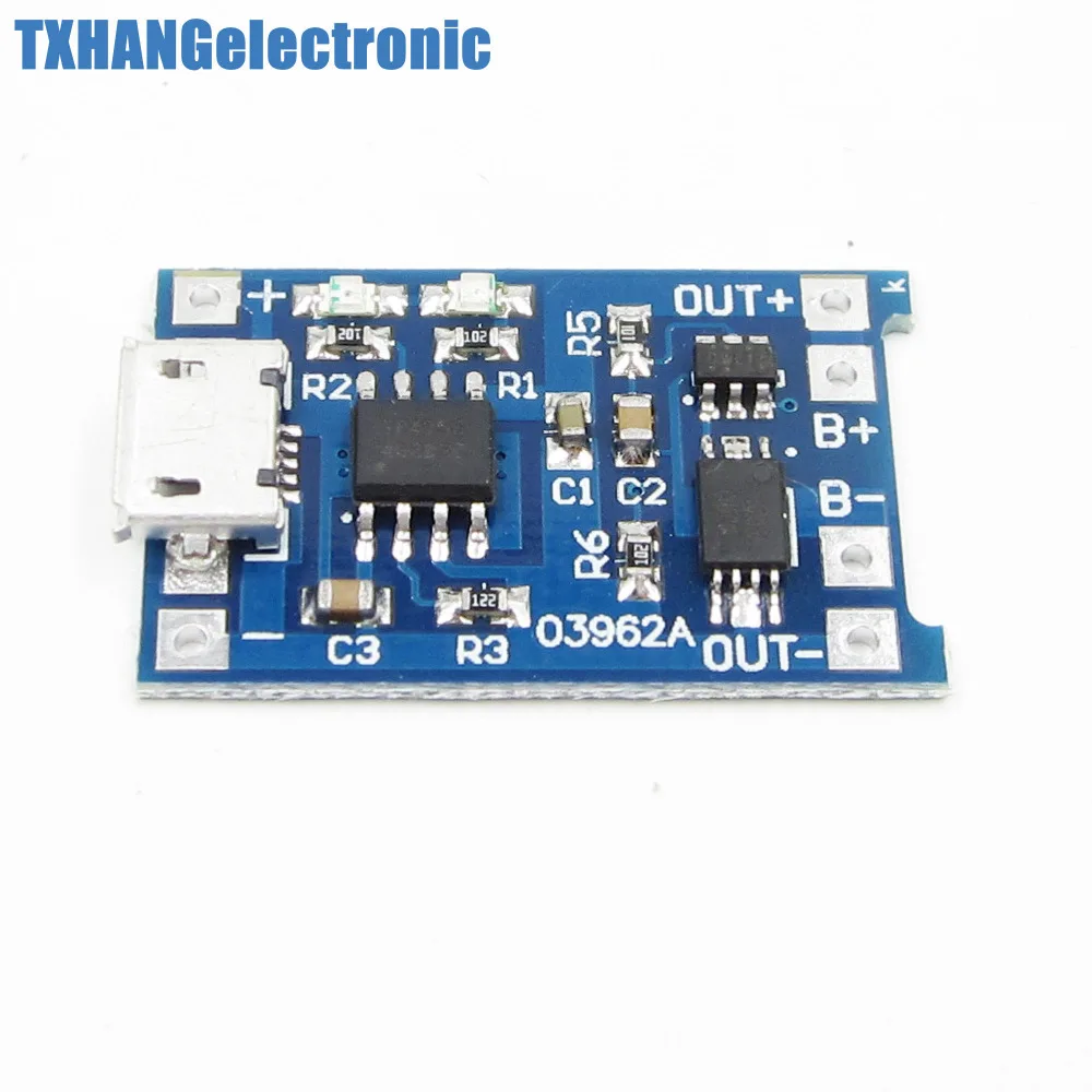 1 шт. 5 в Micro USB 1A литиевая батарея для зарядки + защита одном модуле платы|lithium battery