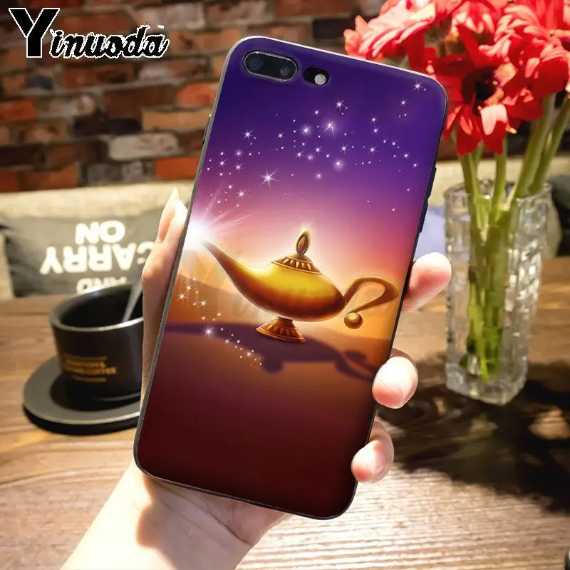 Yinuoda Аладдин и Жасмин мультфильм восхитительный чехол для телефона для iPhone 8 7 6 6S Plus X 5S SE 5C xr xs max 11 11pro max чехол