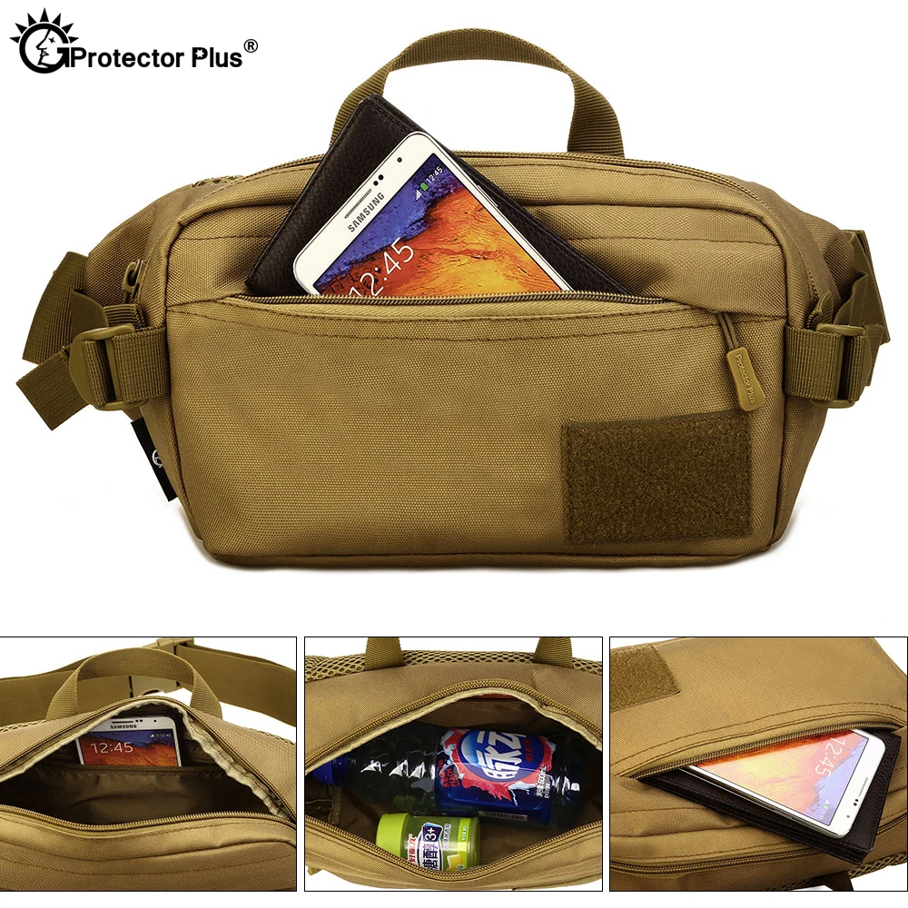 PROTECTOR PLUS уличная тактическая поясная сумка спортивный камуфляж для кемпинга