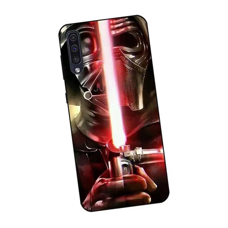 N410 Star War Black Silicone Case For Samsung Galaxy A2 Core A6 A7 A8 A9 A10 A30 A40 A50 A60 A70 A80 A90 5G A20E Plus |