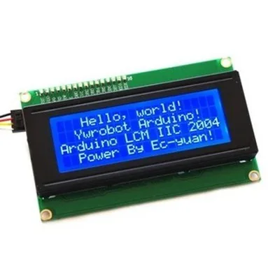 Плата IIC/I2C + LCD 2004 20*4 20X4 5 В синий экран ЖК дисплей модуль для arduino|ЖК-модули| |