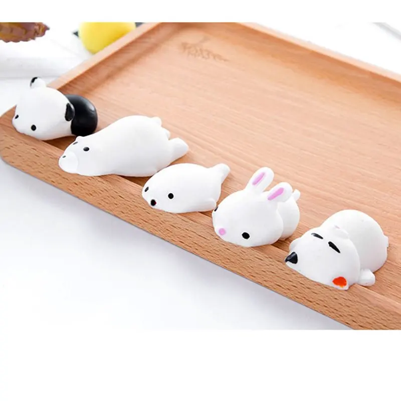 Универсальный милый мини Кот лапа лисы сжимаемая мягкая игрушка телефон шармы