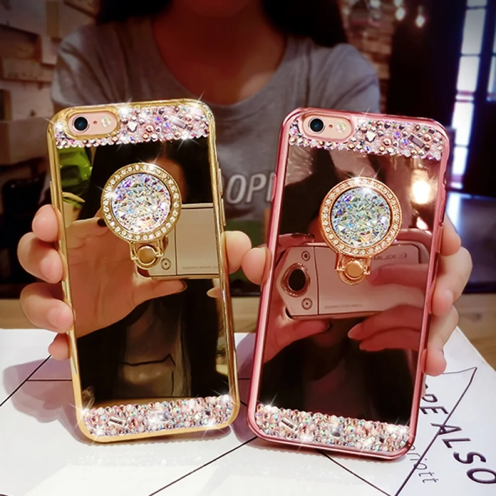 New Bling Rhinestone Phone Case Cover For Samsung Galaxy S8 plus S9 Plus Crystal Mirror S10 lite Shell |