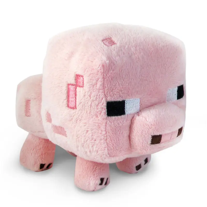 pig Игра Плюшевые криперы Скелет волк Стива корова привидение, паук летучая мышь плюшевые детские игрушки рождественские подарки - Цвет: pig