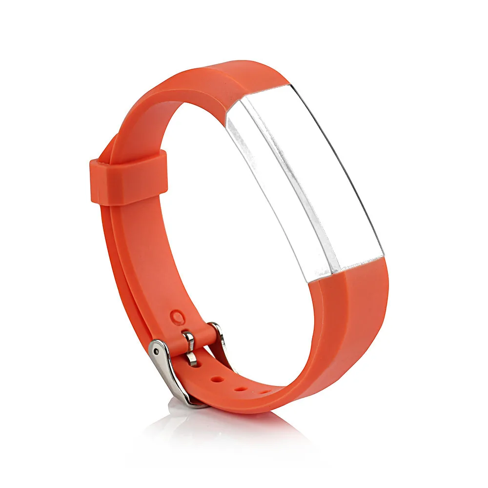 Odog черные красные силиконовые часы ремешок Застежка Для Fitbit Alta HR Смарт Браслет замена