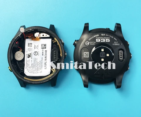A with Li-ion Чехол на заднюю панель для GARMIN FORERUNNER 935 часы gps литий-ионная батарея с нижней крышкой - Цвет: A with Li-ion
