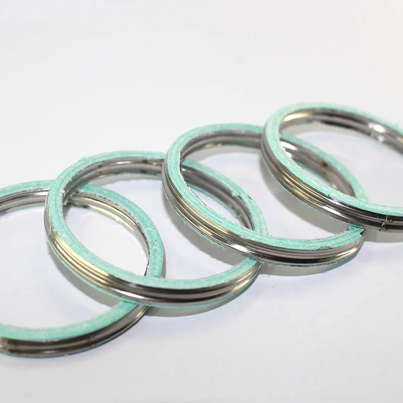 4 шт. для HONDA FMX650 VF750C VF750C2 VF750CD CB900 CB900F CBR900RR CB1000R CB1000RA CBR900 RR выхлопной уплотнительное кольцо запчасти