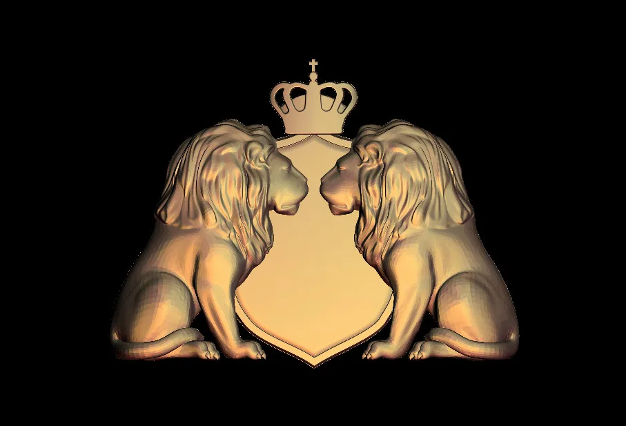 L149 3d Львы рельеф Скульптура модель ЧПУ роутер фрезерный станок лазерной