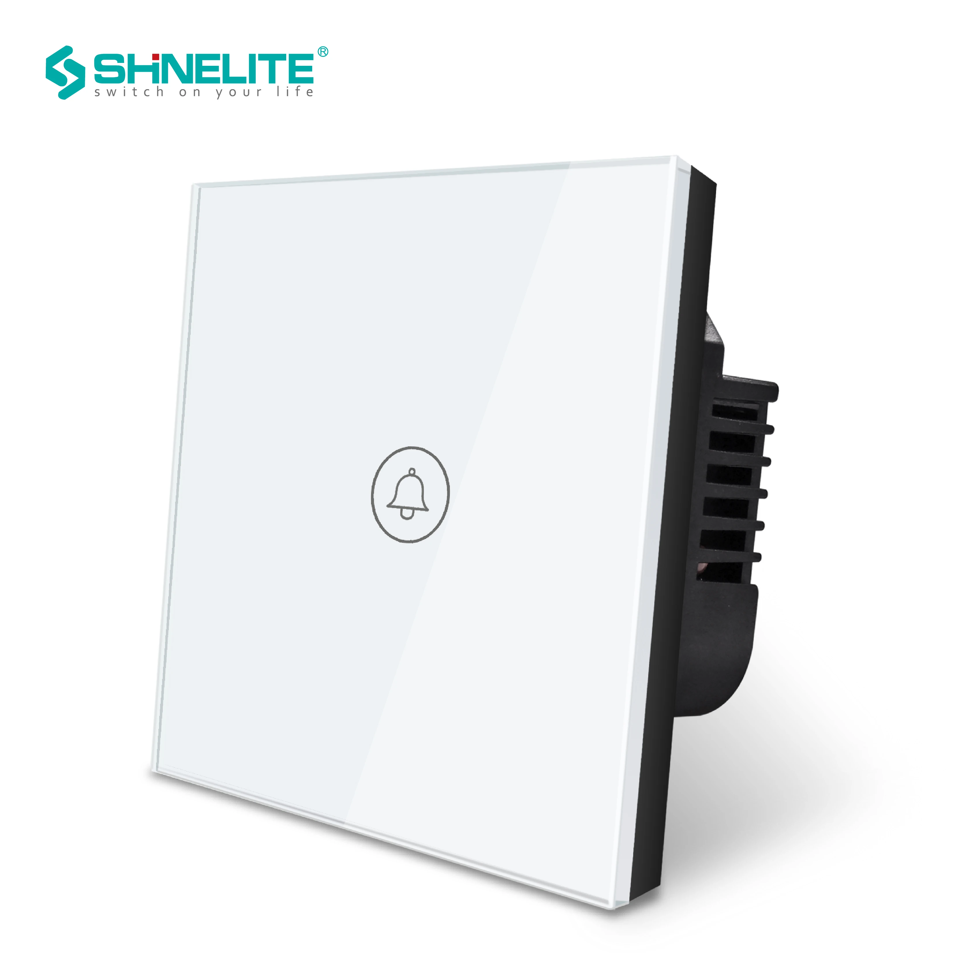 Shinelite стандарт ЕС настенный выключатель сенсорный экран дверной Звонок