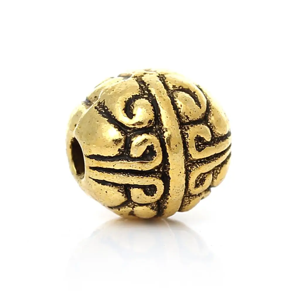 DoreenBeads цинковая основа Φ круглые антикварные Винтажные Украшения диаметр около 8