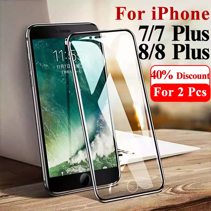 Защитная пленка для экрана iPhone 7 8 plus из закаленного стекла aifon 7plus aphone tremp ihome |