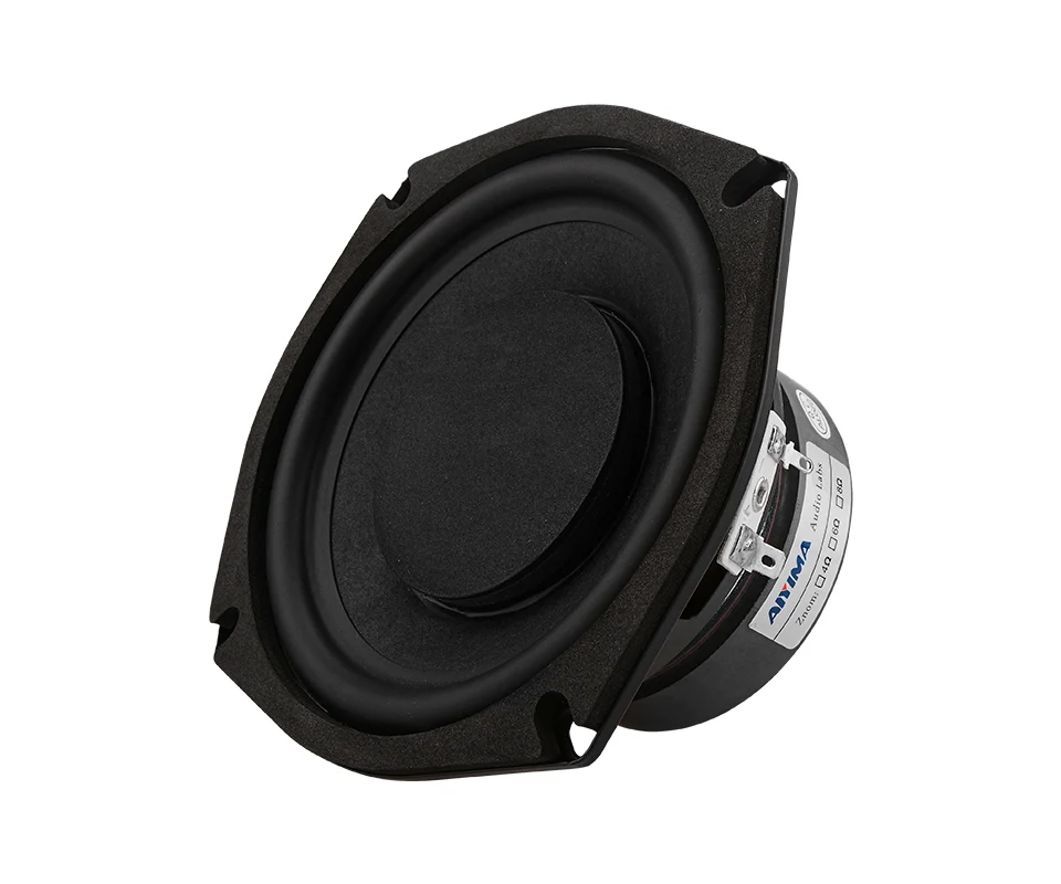 AIYIMA 5,25 дюймов сабвуфер 4 8 Ом 120 Вт Высокая мощность музыка DIY динамик для книжной полки громкий динамик звуковая система