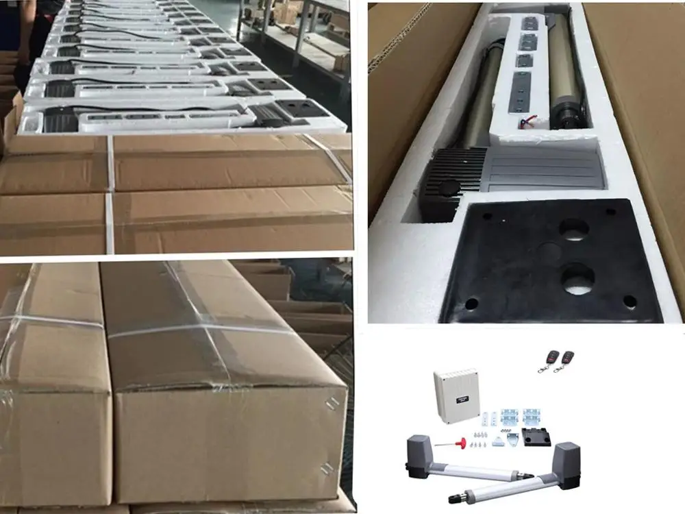 DC24V Автоматическая распашная дверь открывалка PK300DC для двойных распашных ворот