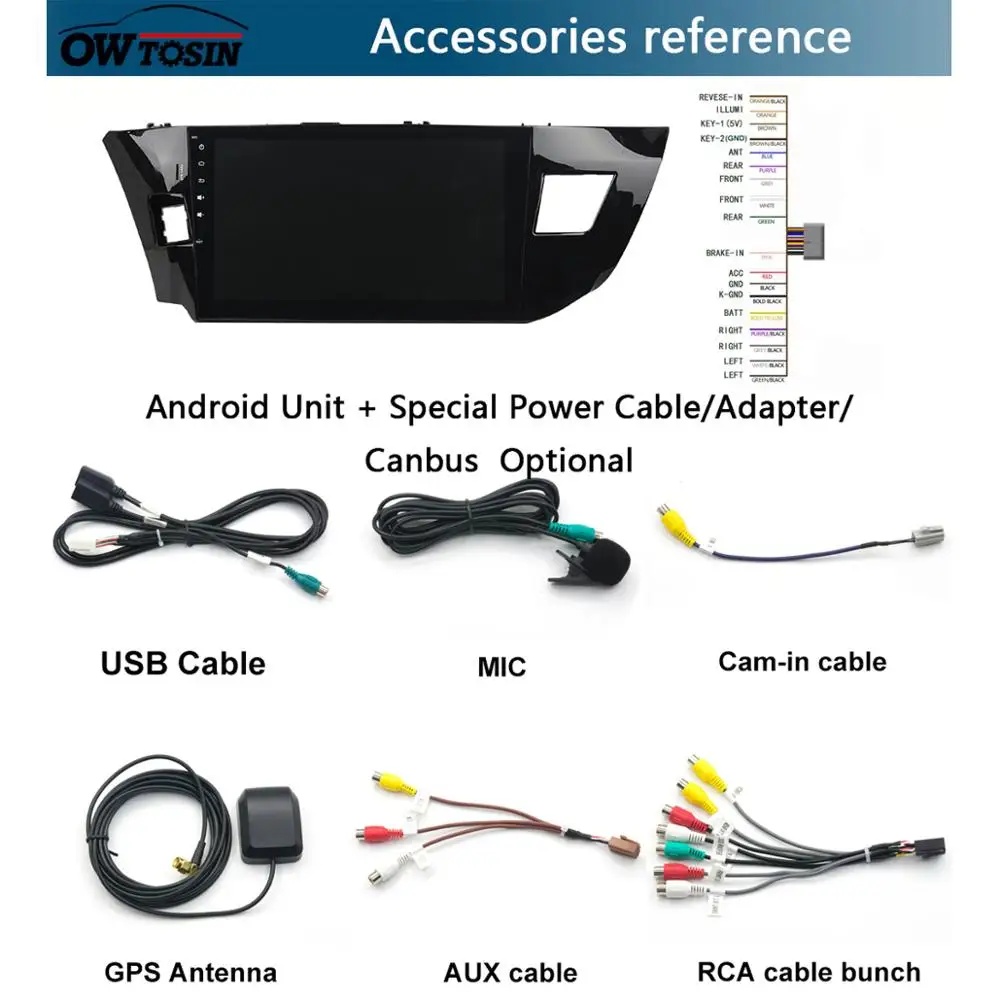 10 1 &quotIPS 8 Core 4 Гб RAM + 64 ROM Android 9 0 автомобильный DVD радио мультимедиа GPS Navi для Toyota Levin