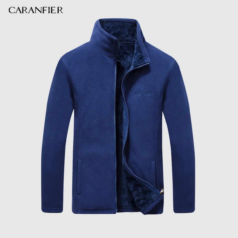 CARANFIER 3 шт Мужские Зимние флисовые куртки из флиса уличные спортивные теплые