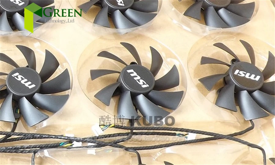 Вентилятор для видеокарты MSI N460GTX N560GTX 570 580GTX HD6870|card fan|graphics card fanpower logic pla09215b12h |