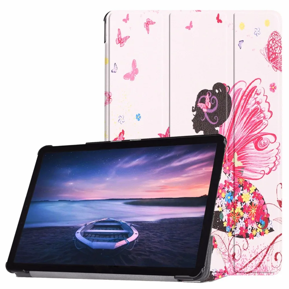 Чехол книжка Tab S4 10 5 для Samsung Galaxy 2018 SM T830 T835 чехол с подставкой планшета + ручка в