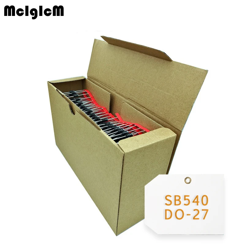 MCIGICM 1000PCS DO 27 5A 40V do 201ad диод Шоттки SB540|Диоды| |