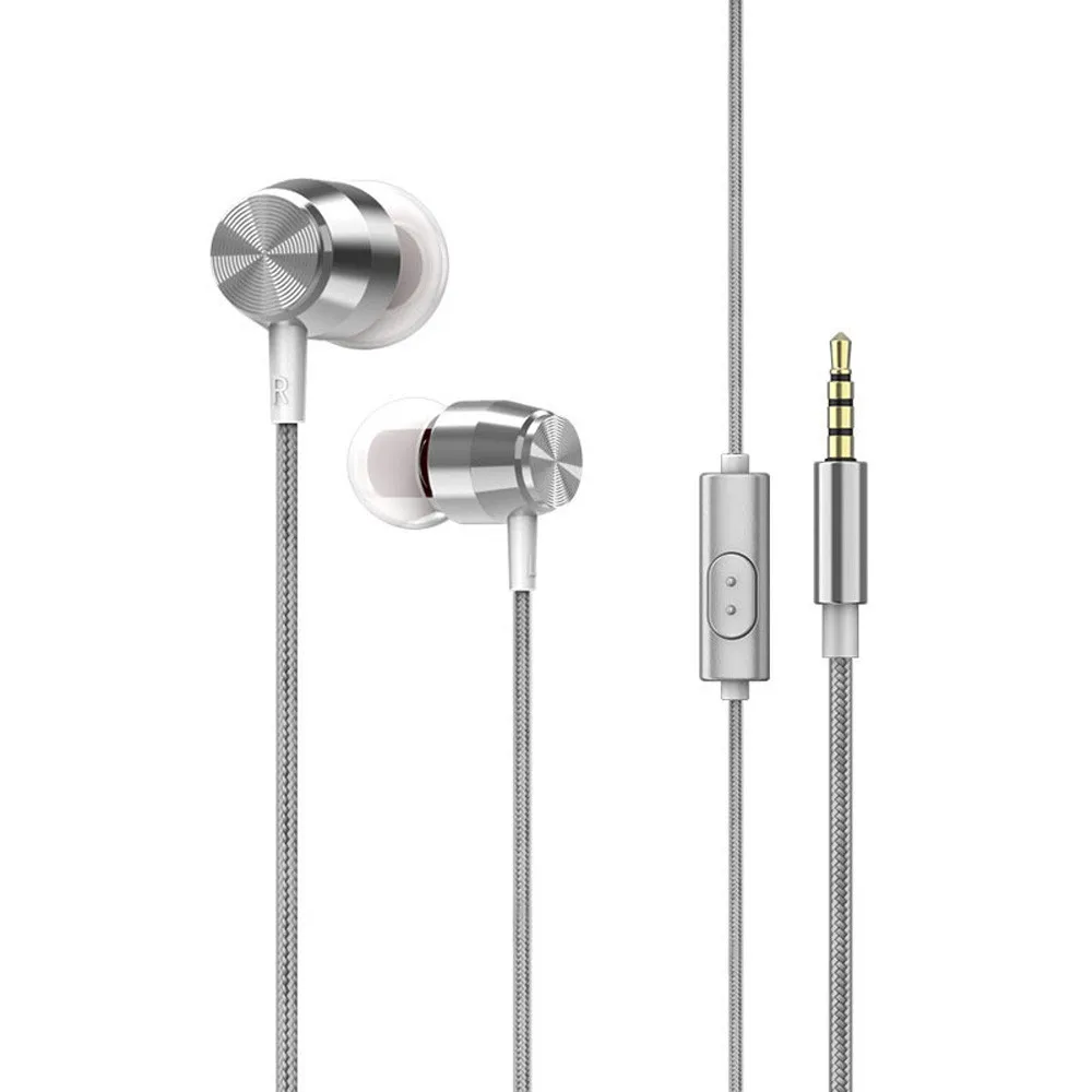 Басовые стереонаушники Eadphones 3 5 мм с микрофоном музыкальная гарнитура басами