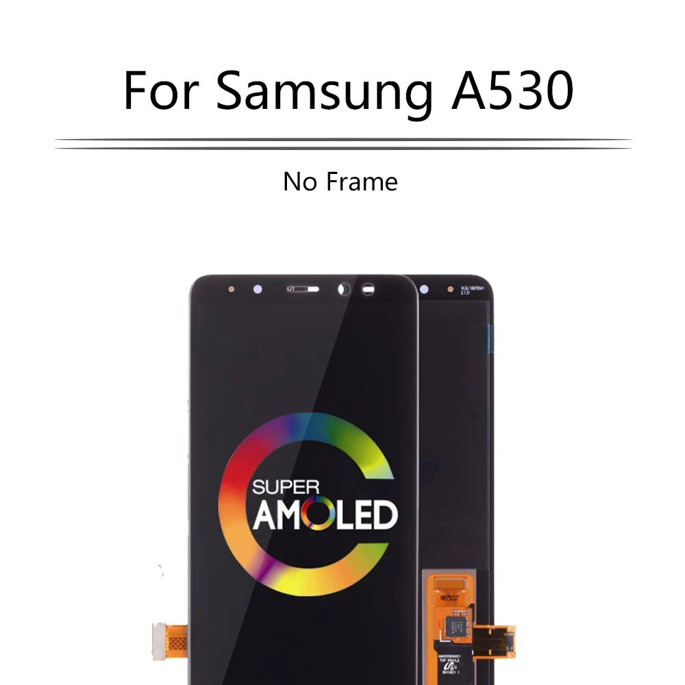 5 6 &quotдля samsung Galaxy A8 2018 SM A530 AMOLED ЖК дисплей сенсорный экран дигитайзер для A530N lcd A530F