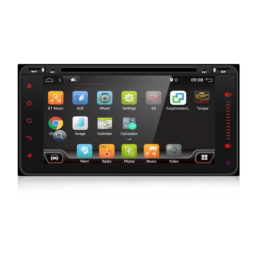 Android 6 0 Автомобильный Аудио dvd плеер для TOYOTA RAV4 2001 2008 COROLLA 2000 2006 gps мультимедиа