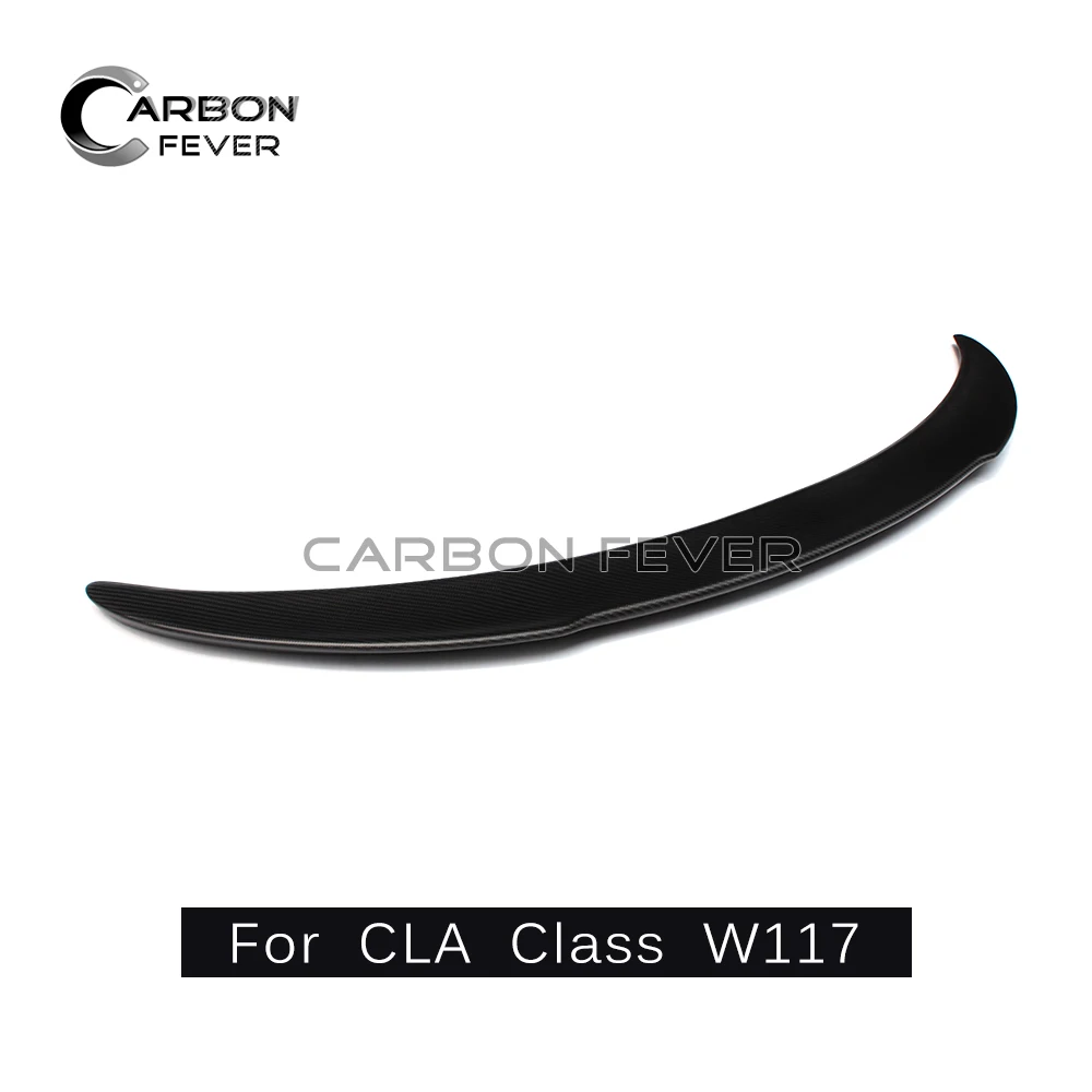 Автомобильный матовый черный спойлер для Mercedes CLA Class W117 Cla180 200 250 45 2013 Н. В. Авто